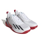 adidas Tennisschuhe adizero Cybersonic Clay/Sandplatz/Leichtigkeit weiss/rot Herren